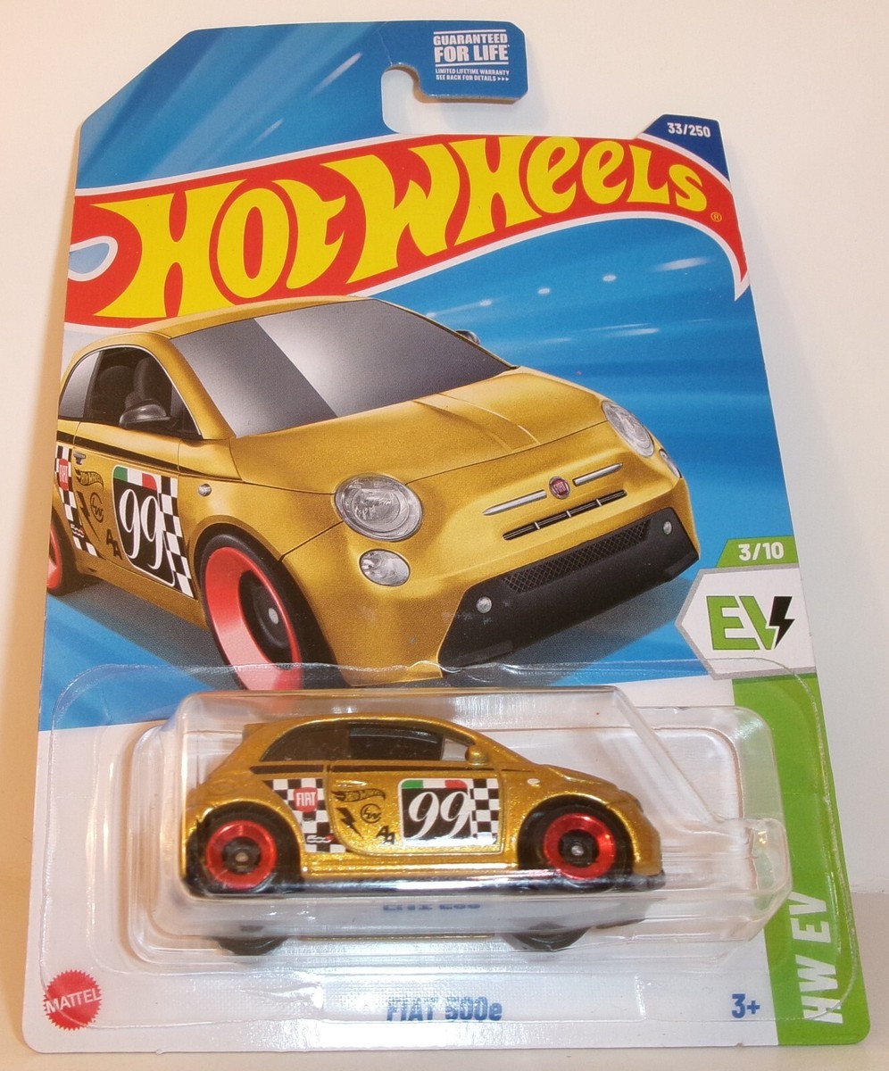 2025 HOT WHEELS 1:64 HW EV 3/10 GOLD FIAT 500E #33/250 | eBay