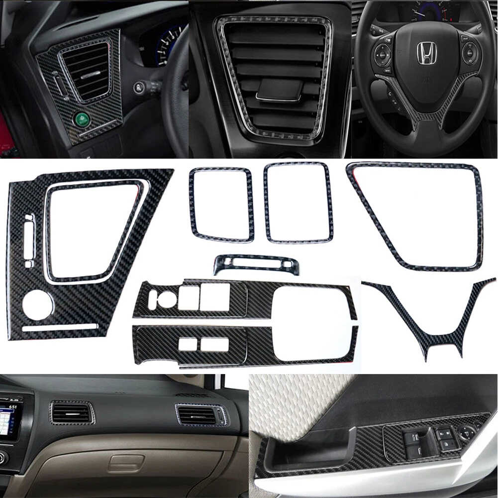 2013 honda civic si cheap carbon fiber dash kit