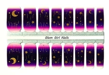 Purple Dreams Nail Polish Strips / Nail Wraps / Nail Stickers