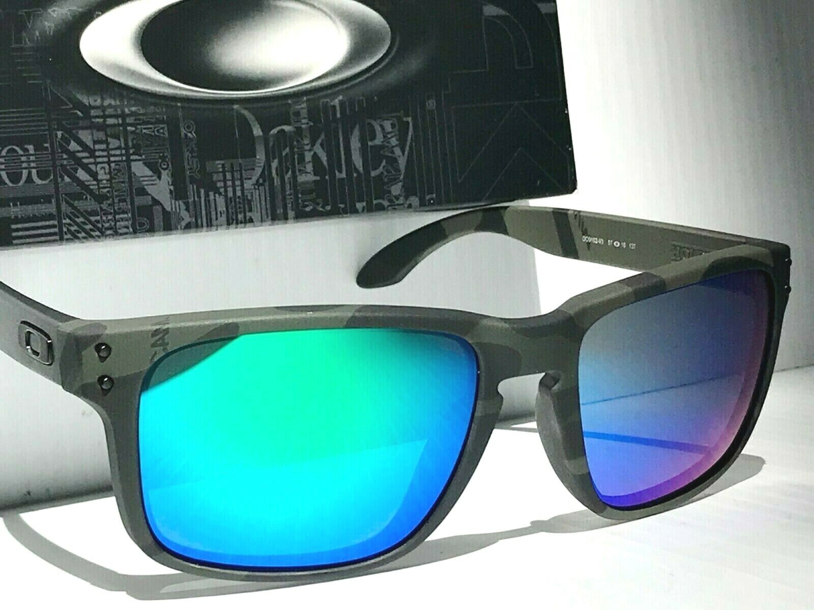 NEW Oakley HOLBROOK Multicam w POLARIZED Galaxy Jade Mirror Lens Sunglass  9102