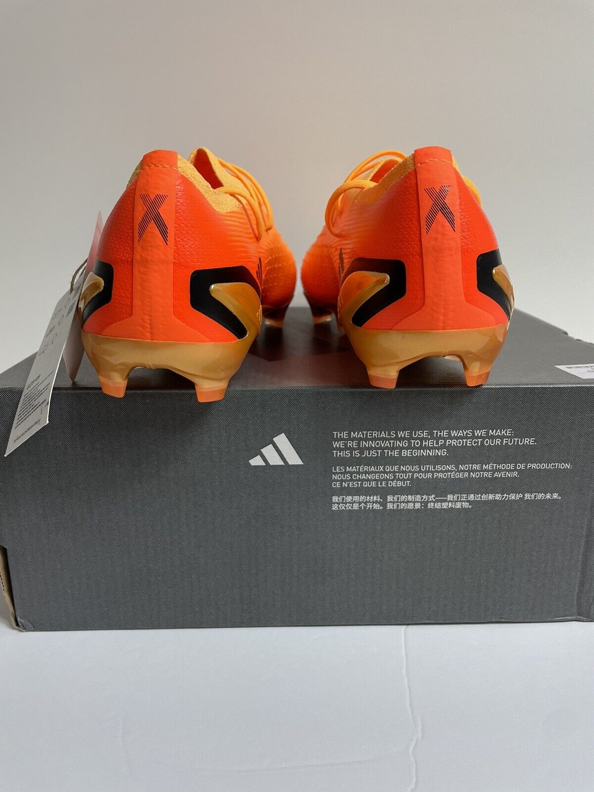 Adidas X speedportal.1 FG GZ5109 Orange Mens Soccer Cleats Multi Sizes
