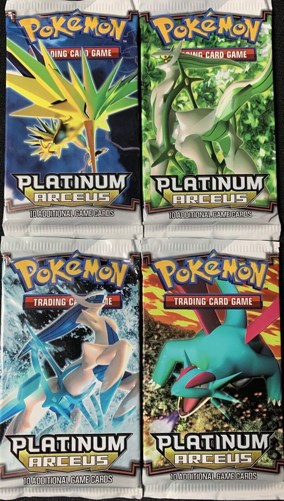 Pokemon TCG Platinum Arceus Print Ad Card Game Poster Art PROMO Original  Alpha