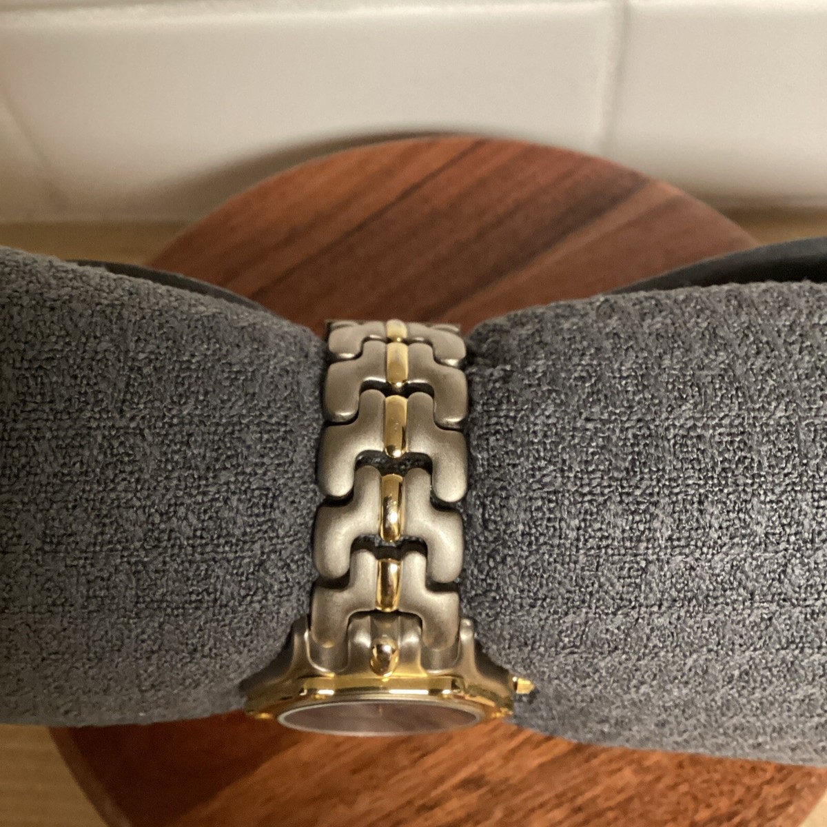 Mens Lorus Watch Gold Silver Two Tone Date Blue Dial Water Mens Lorus Watch Gold Silver Two Tone Date Blue Dial Water