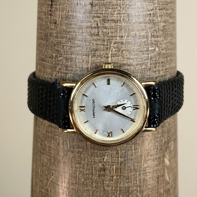 Hamilton　REGISTERED　EDITION Hamilton Registered Edition Women 6208 Black Leather 23mm