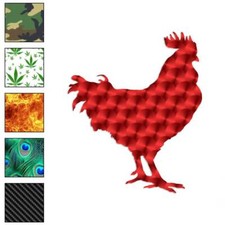 Rooster, Vinyl Decal Sticker, 40 Patterns 3 Sizes, 975