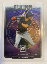 2021 DONRUSS OPTIC TREA TURNER MYTHICAL INSERT CARD #M16