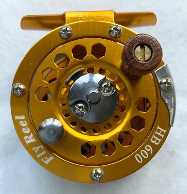 Seaknight Gold Faced Anodized Aluminum Fly Fishing Reel - 60mm