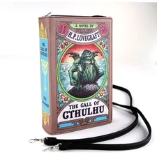 Spookyville Critters The Call of Cthulhu Book Clutch Bag