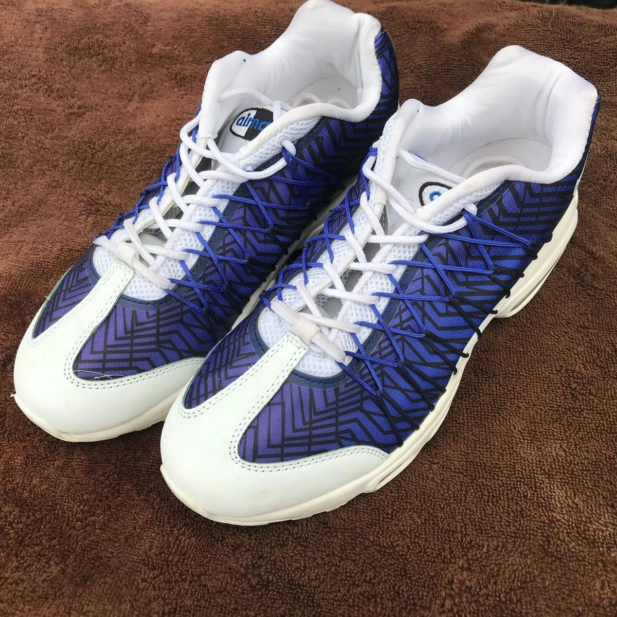 Magnetisch alleen Kaal Nike Air Max 95 Size 8 Jacquard Midnight Navy Royal 749771-008 | eBay