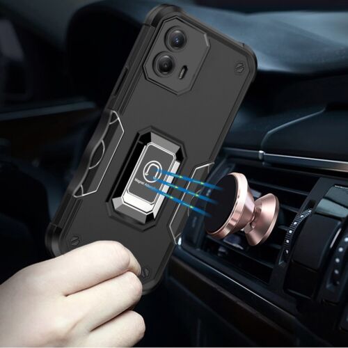 Military Grade Shockproof Hybrid Armor Case with Ring Grip for Motorola Moto G - Picture 4 of 4