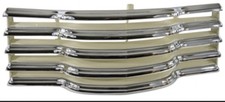 1947 1948 1949 1950 1951 1952 1953 Chevy Truck Grill Chrome Ivory Back Bracket
