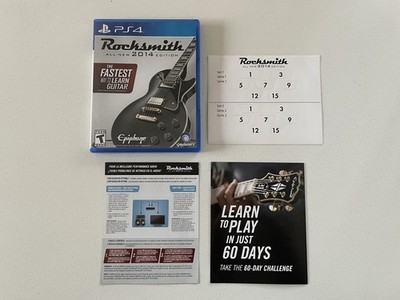Rocksmith All New 2014 Edition (Sony PlayStation 4, 2014) CIB with Fret Stickers