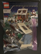 LEGO Winter Village Bakery (10216) mancano pezzi di cibo e 5 minifigure 