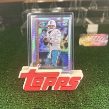 2025 Topps Chrome Football Quinn Ewers Prizm Refractor Rookie Dolphins SP