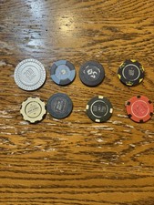 Lucky 38 Platinum Poker Chip and Lucky 7 poker chips from Fallout New Vegas