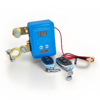 12V 24V 240A Remote Battery Disconnect  Kill Switch W/Led Voltage Display Car RV