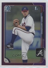 2015 Bowman Draft Chrome Purple Refractor 159/250 Matt Withrow #36 2d7