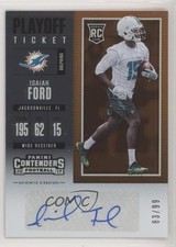 2017 Panini Contenders Rookie Playoff Ticket 83/99 Isaiah Ford #136 Auto fm0