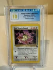 Pokemon Team Rocket's Meowth Black Star League Promo #18 CGC 10 Pristine