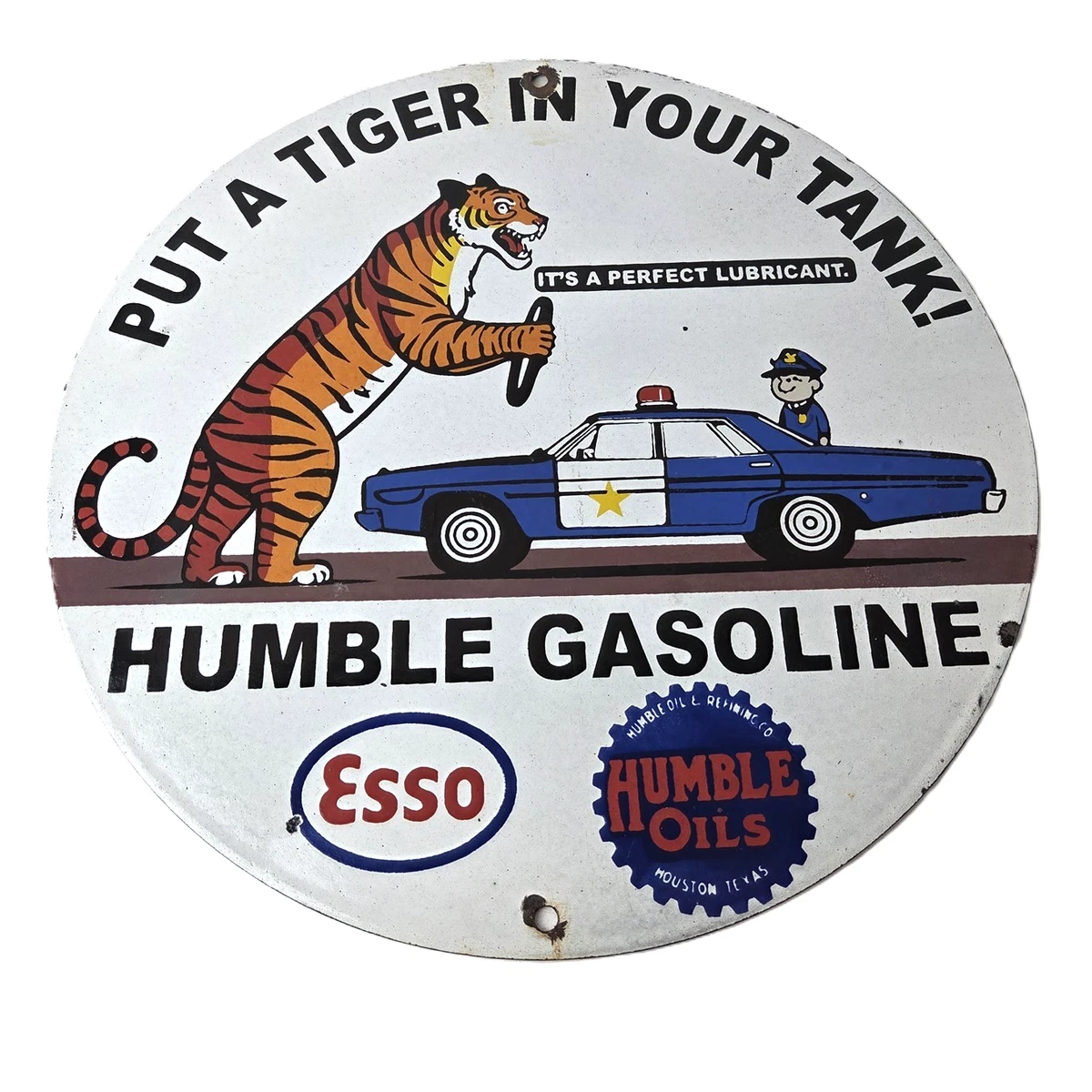 Humble Oil Sign In Collectible Gas & Oil Advertising Signs for
