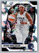 Myisha Hines-Allen 2024 Panini Prizm WNBA #20 Ice Prizms Minnesota Lynx