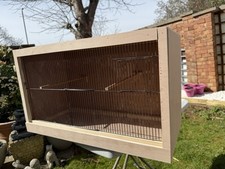 Bird Breeding Box. Fully Framed. And Hardwood Ply W. 26” x H 15” D 12” 2 Door 