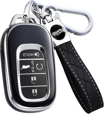 #ad #ad Key Fob Cover for Honda Premium Soft TPU Shell Full Protection Case with Keych $17.73