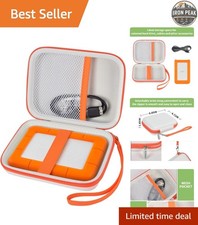 Case for LaCie Rugged Mini 1TB 2TB 4TB 5TB External Hard Drive White