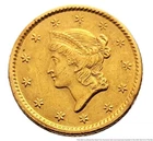 Circulated 1851 $1 American Liberty Head One Dollar US United States Gold Coin