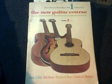 1966 THE NEW GUITAR COURSE BOOK 1 Music Book by Alfred d'Auberge  Morton Manus