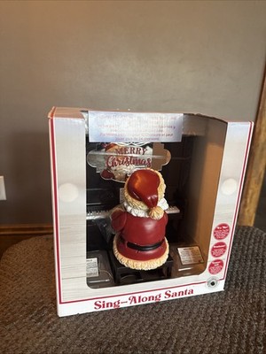NIB Mr. Christmas Sing-Along Santa Christmas Decor Plays 24 Songs New  Rare HTF
