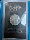 1882-CC Morgan Silver Dollar $1 Holder KM#110 0.9 Fine Carson City