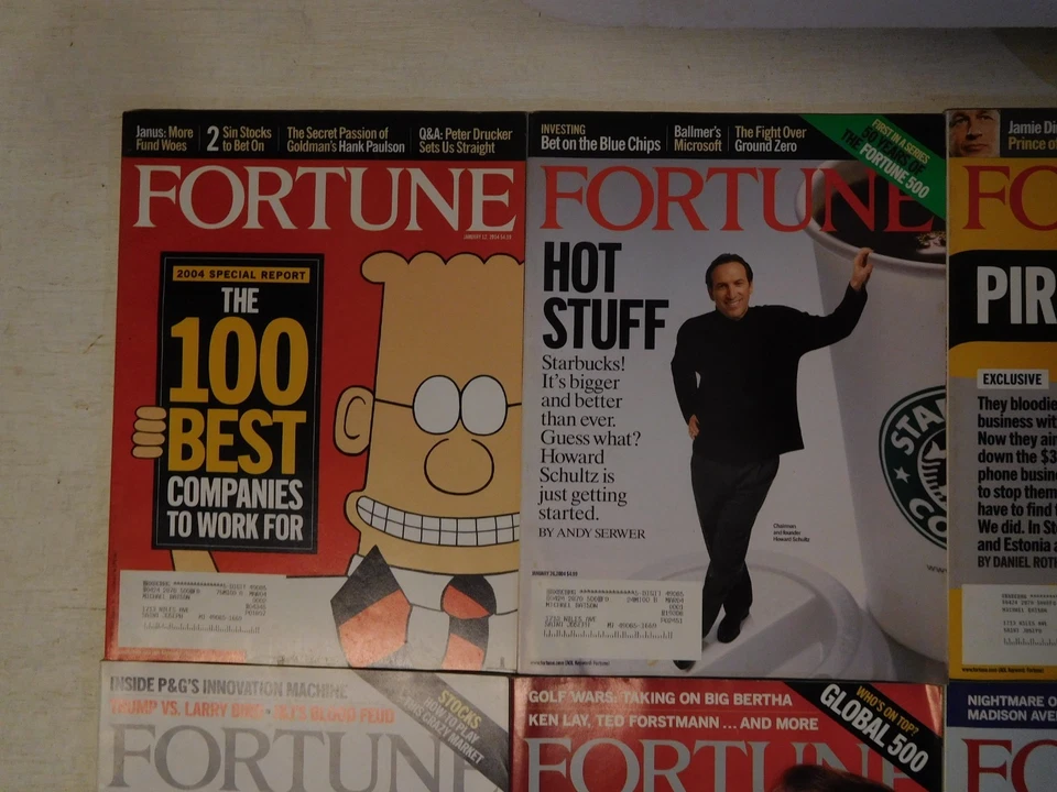 20 Vintage 2004 Fortune Magazine Lot with the Fortune 500 & Google Issues - Image 2 of 4