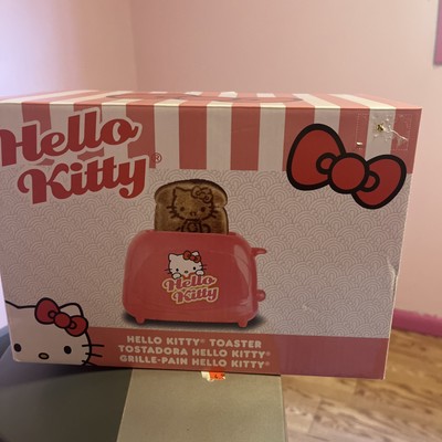 NEW Hello Kitty 2 Slice Toaster.(Makes Hello Kitty Toast) Cute & Fun Cooking.