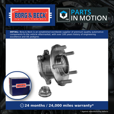 Wheel Bearing Kit fits MAZDA CX5 KF 2.2D Rear 2012 on B&B KD352615XB Quality New
