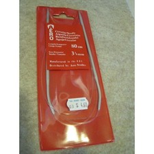 AERO Circular Twin-Pin Knitting Needles 80 cm 3 1/4 mm Made in England NIP VTG