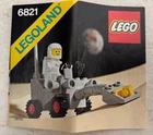 Vintage Legoland #6821 Space Shovel Buggy. Near Mint!! With manual