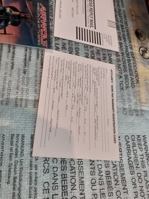 Airwolf Nintendo Nes NTSC/Usa Nuovo Originale 100%