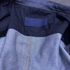 Juunji Deep Indigo Denim Shirt Jacket, Size 48