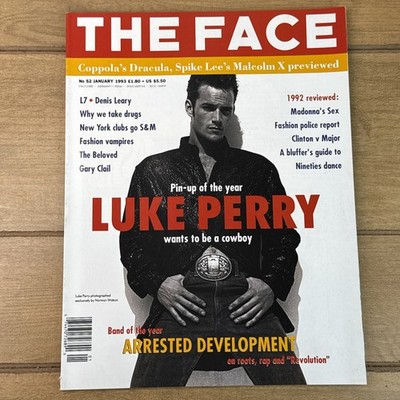 The Face Magazine #52 Volume 2 January 1993 Luke Perry, Madonna, Bill Clinton