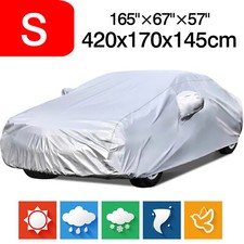 NEVERLAND S Autoabdeckung Auto Vollgarage Ganzgarage Abdeckplane UV Schutz 420CM