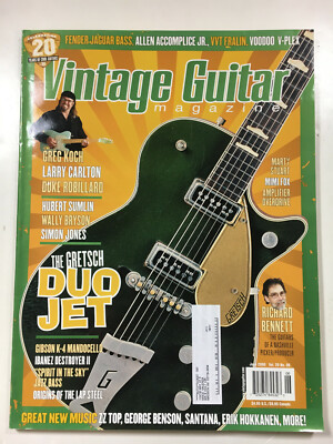 Vintage Guitar Magazine June 2006 Greg Koch Duo Jet Gretsch 