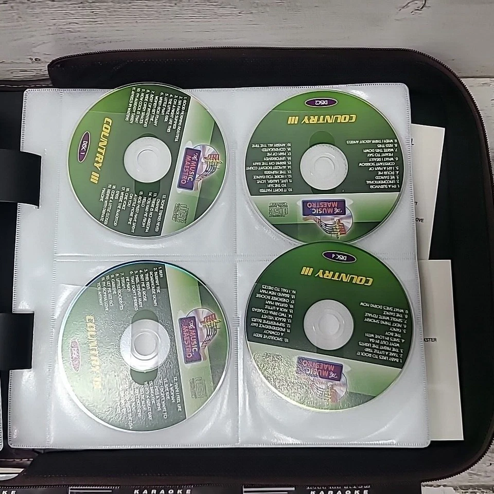 卡拉OK CD 批量 112 各类 70 年代 80 年代经典摇滚儿童乡村歌曲 2000 — 第 4/4 张图片