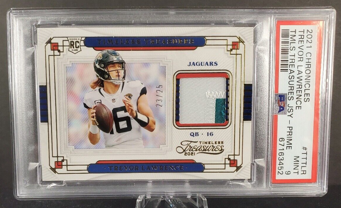 Trevor Lawrence Panini Chronicles Timeless Treasures Jerseys #TTTLR Prime
