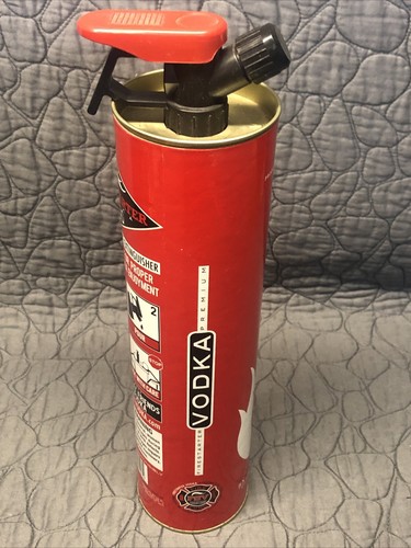 Feuerlöscher Schnapsflasche ~ Firestarter Vodka ~ Man Cave ~ Feuerwehr 14" groß - Bild 4 von 8