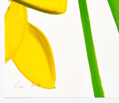 ALEX KATZ 'Yellow Flags', 2023 SIGNED Archival Pigment Ink Print