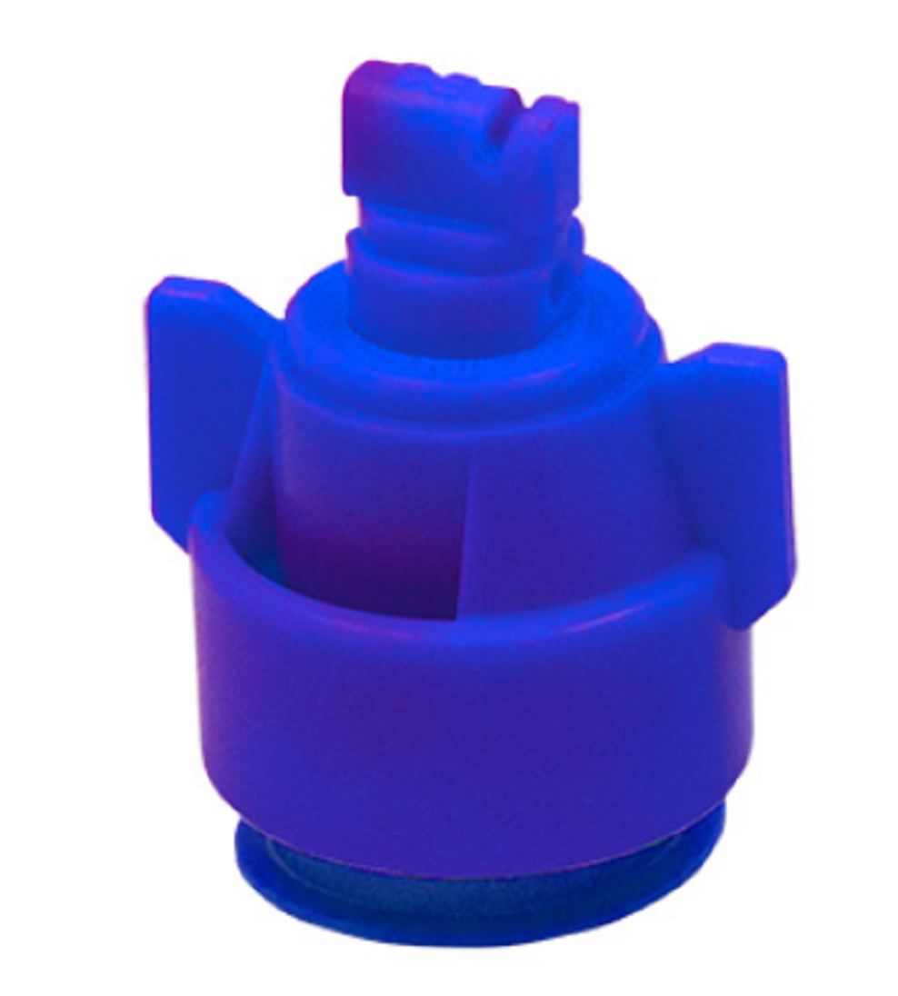 Turbo Teejet Induction Flat Spray Tip with Cap, Gasket, Blue