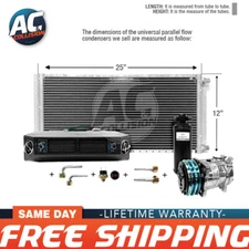 AC Kit Universal Evaporator Underdash Unit Compressor And Condenser 12 x 26