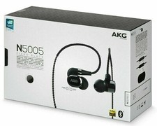 Akg N5005 Bluetooth Hi-res Canal-type Earphones - Piano Black - New And Sealed