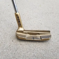 Lynx Right Angle #12 Putter RH Golden Tone Brass Tone